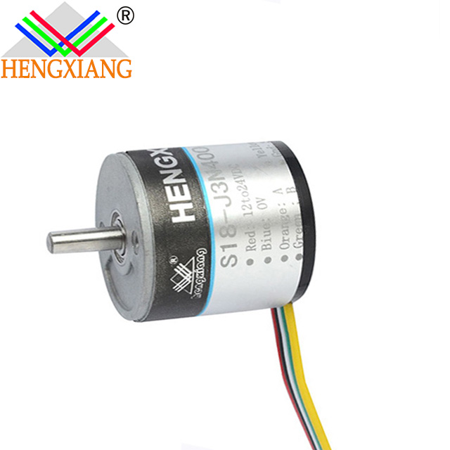 Shanghai encoder factory S18 DC motor with rotary A phase