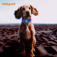 Luxury Diamond Dog FlashingLed Collar Cat Dog Collar Rechargeable Pretty Design