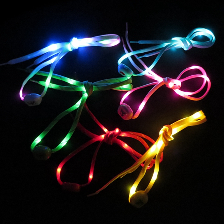 Glow in the Dark Led Shoe Lace RGB Light Up Flashing Shoelace Party Light Shoelace