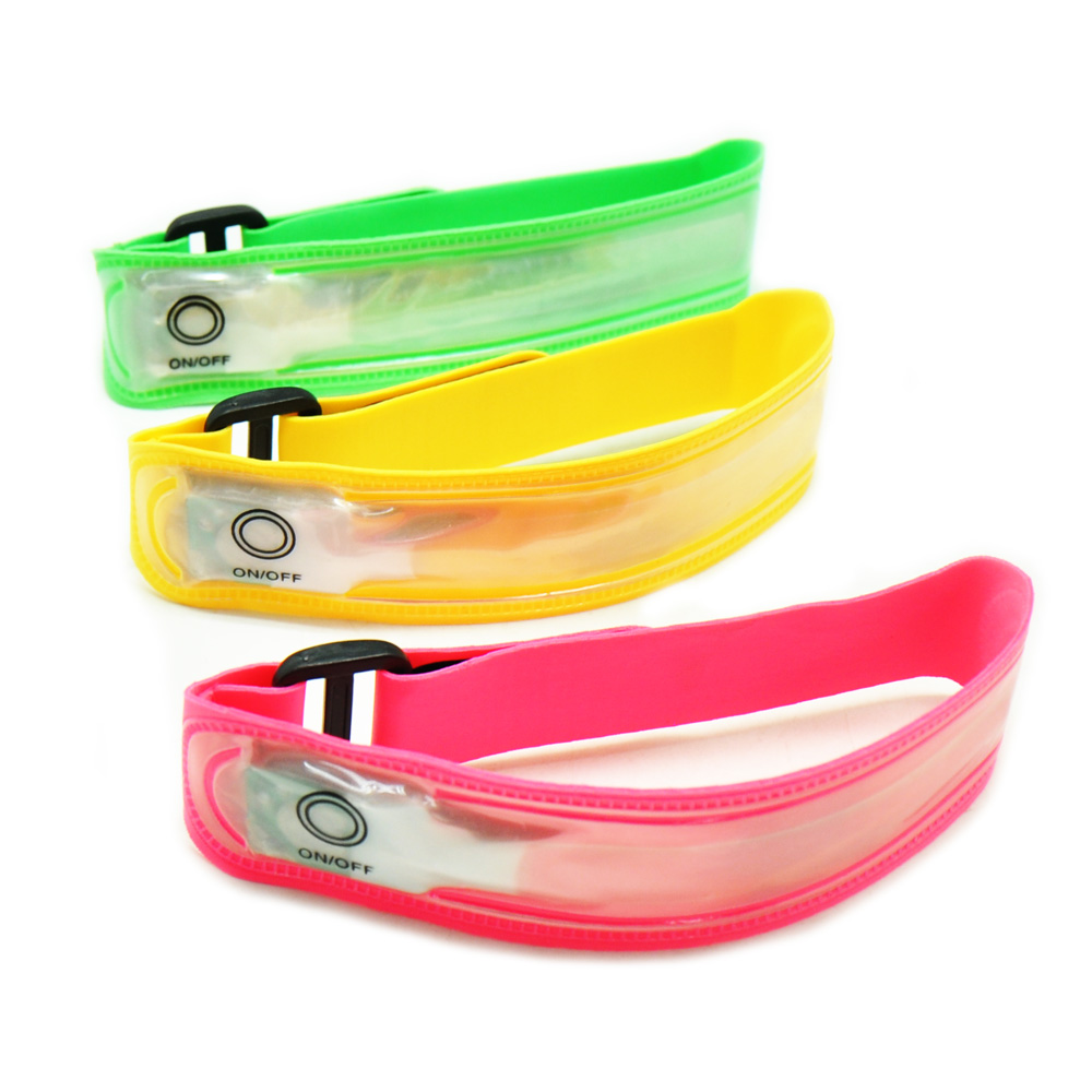 New Arrival Led Armband for Runner Light Weight Lycra Led Running Light Waterproof Safety Arm Band