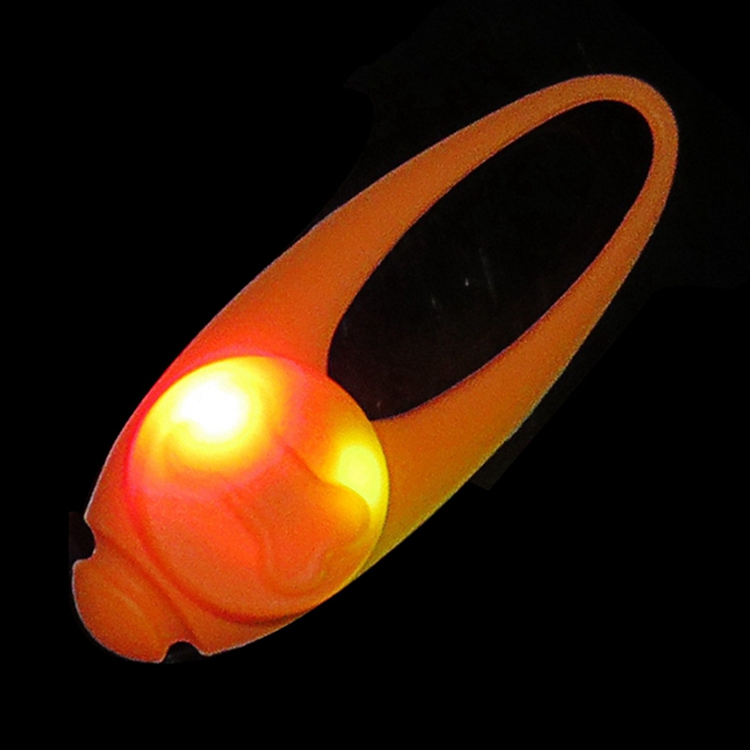 2017 Clip-on Silicone Dog Safety Light and Waterproof Led Dog Collar Pendant