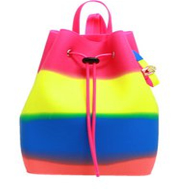 Osgoodway New & Hot Good Quantity Silicone Gift Drawstring Backpack Bag For Children Girls