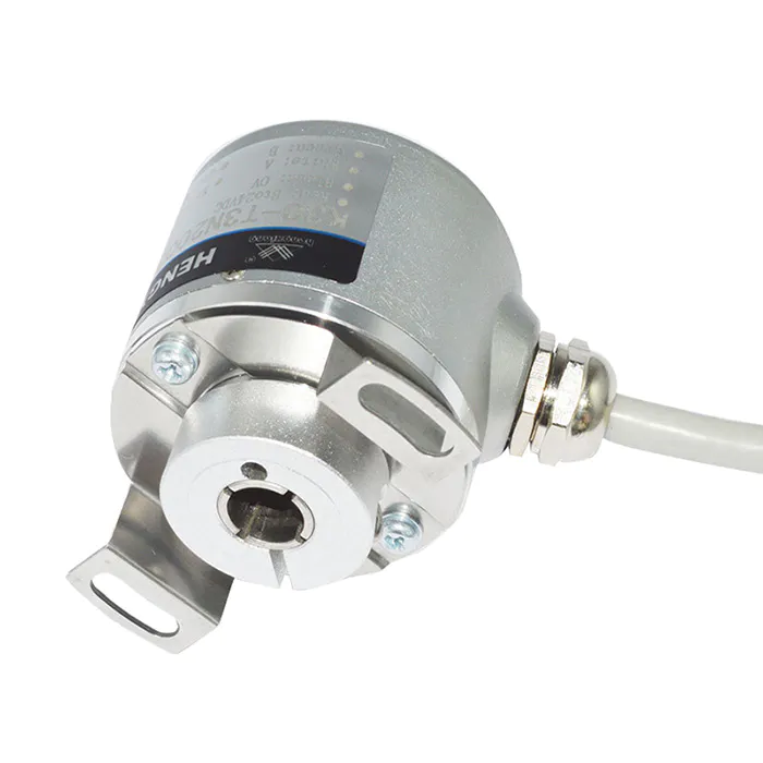 product-5mm rotary encoder K38 Hollow Shaft 37mm Displacement Encoder push pull circuit DC12V-HENGXI-1