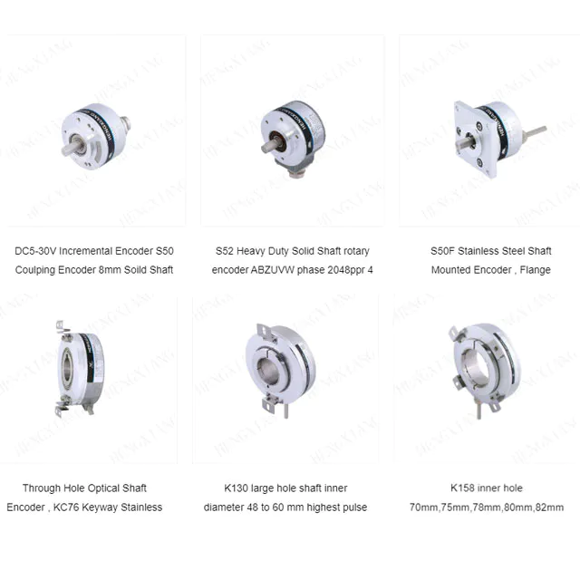 product-50mm hollow encoder 1024 PPR Hollow AB phase carpet overedging sewing machine-HENGXIANG-img-1