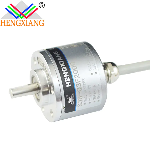 S3806 cheap factory encoder solid Shaft Encoder 6mm,A+B+Z+,NPN open collector,360ppr, cable 1000mm, 5-30V