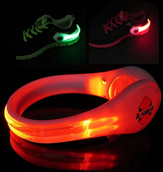 Running Safe Flashing Shoe Clip for Adults Night Jogging, Led Shoe Shoe light Accessories to Decrease Dangers