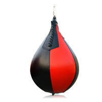 Inflatable Boxing Pear Leather Boxing Punching Bag Speed ball Sport Speed Bag Punch Exercise Fitness Training Ball