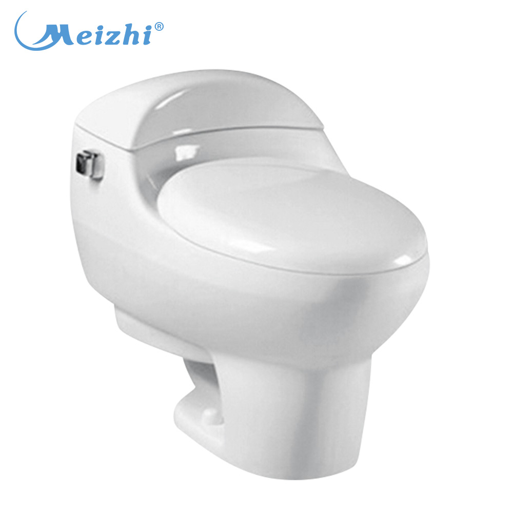 Chinaware bathroom one piece ceramic siphonic hydraulic toilet seat