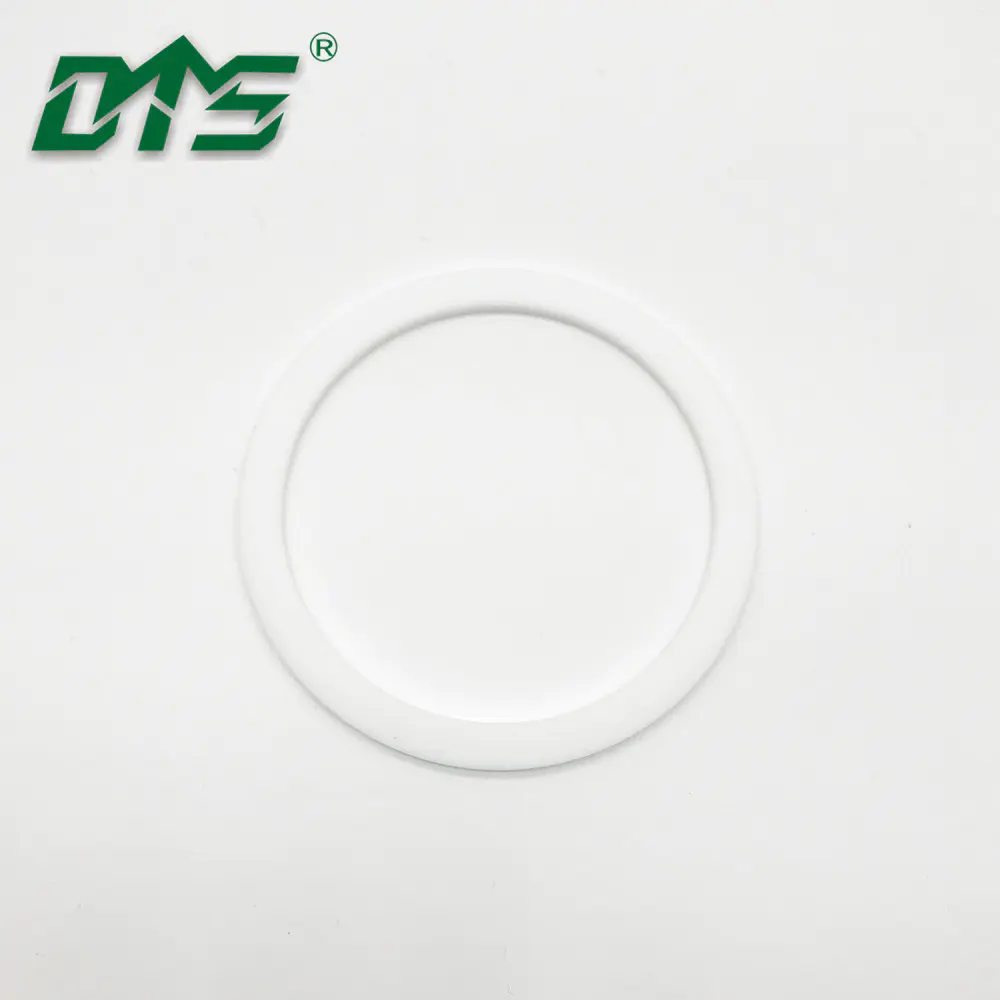 China Manufacture White Colour Pure VirginPoly Tetra Fluoroethylene PTFE Back Up Ring Seal By CNC