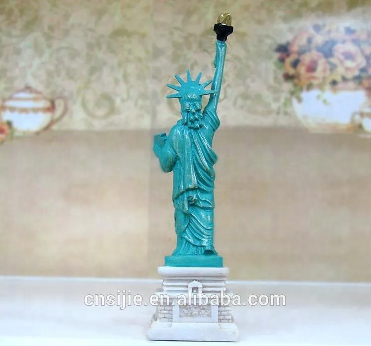 Customizable size American Regional Feature Resin Material Statue of Liberty Figurine