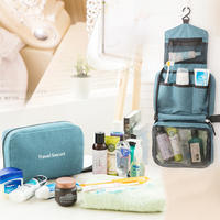 Osgoodway2 Waterproof Portable Travel Organizer Cosmetic Bag Foldable Hanging Toiletry Bag