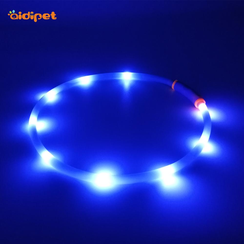 Hot Selling Blazin Safety Led Dog Collar Night Dog Collar Used for DogSafety Protection Waterproof Silicone Charming Collar