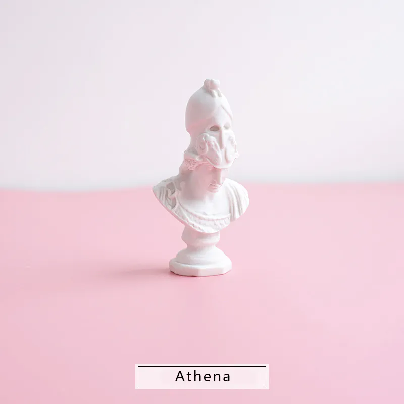 Resin Mold Mini Athena Sculpture Nordic For Home Decoration Ornaments Creative Art Character