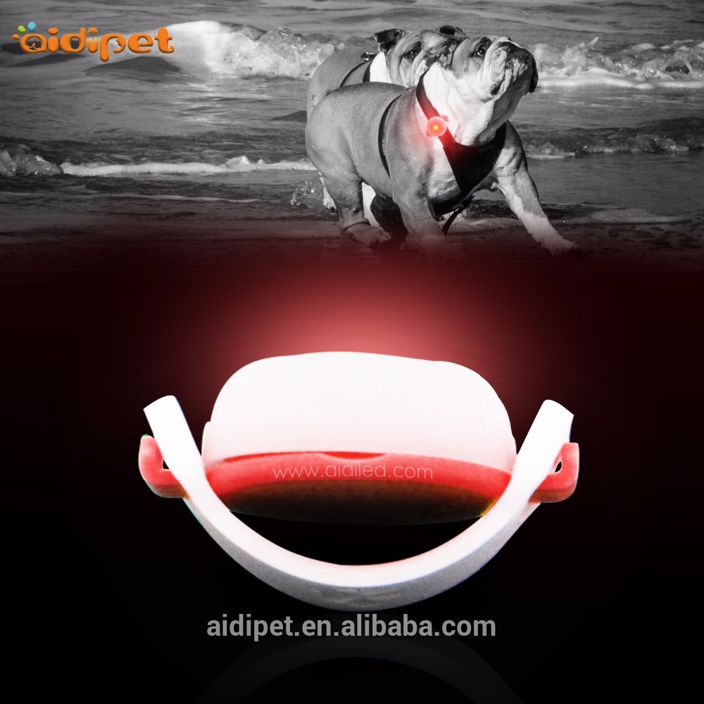 Silicon Led Dog Safety Light, Flashing Led Clip On Lights Waterproof