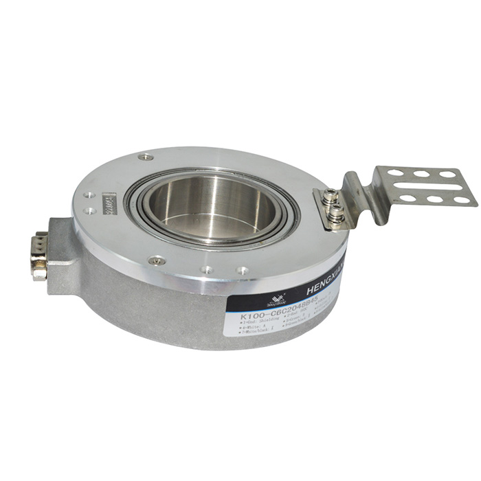 K100 hollow shaft encoder 30/35/40/42/45mm line driver difference output 2048ppr incremental rotary encoder