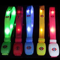 Glowing Wristband Led Bracelet Illuminated Nylon Webbing Bracelets for Party Concert Remote Radio