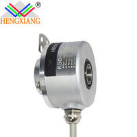 K50 hengxiang end shaft hole 12mm Incremental Optical Encoder Servo Motor Hollow Shaft Rotary Line driver 24V