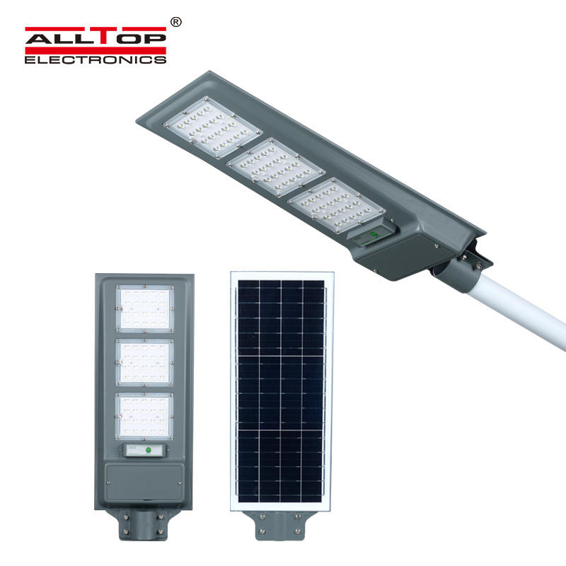 ALLTOP High brightness 6v outdoor lighting waterproof 20w 40w 60w integrated all in one led solar street light