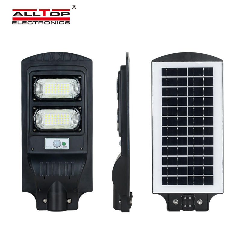 Factory direct sale outdoor waterproof ip65 30w 60w 90w all in one solar powered led street light