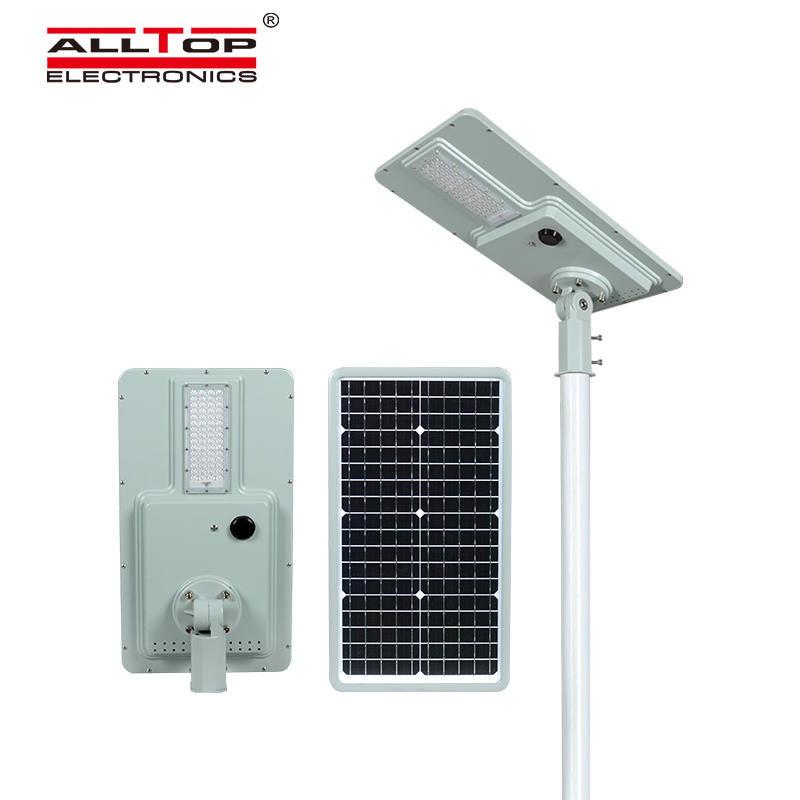 ALLTOP High luminary outdoor lighting intelligent sensor ip65 smd 40w 60w 120w 180w integrated all in one solar led street light