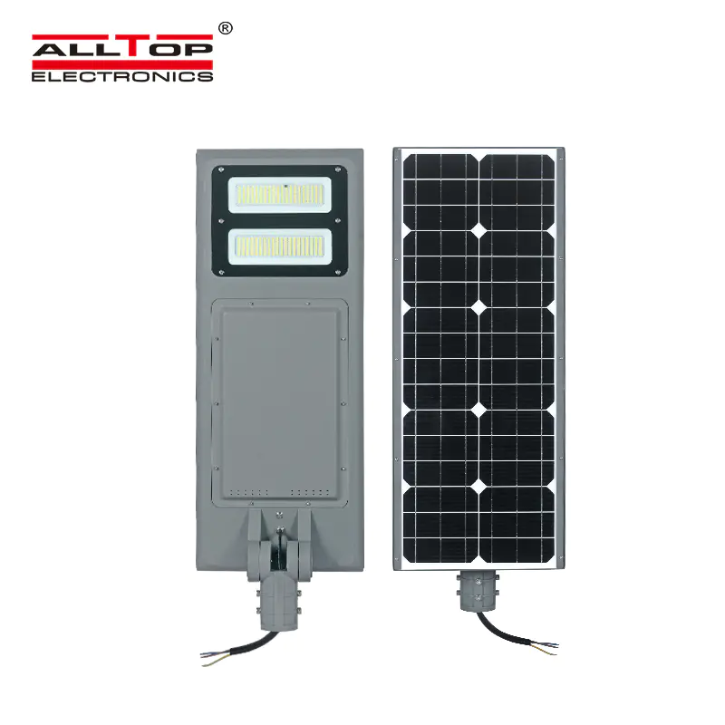 ALLTOP Waterproof ip65 outdoor 100w intergrated smd all in one solar led street light price