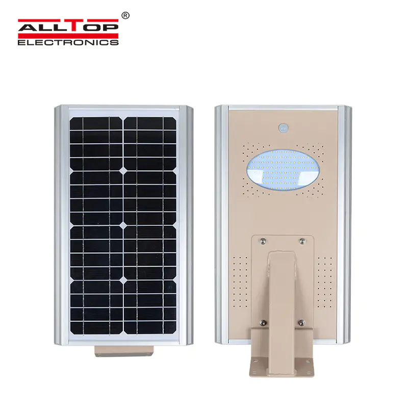 ALLTOP Zhongshan supplier 8w 15w 25w induction outdoor smd integrated all in one solar led street light