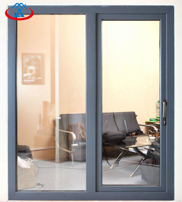 1800*2400mm Aluminum Frame Sliding Interior Glass Door From Guangzhou