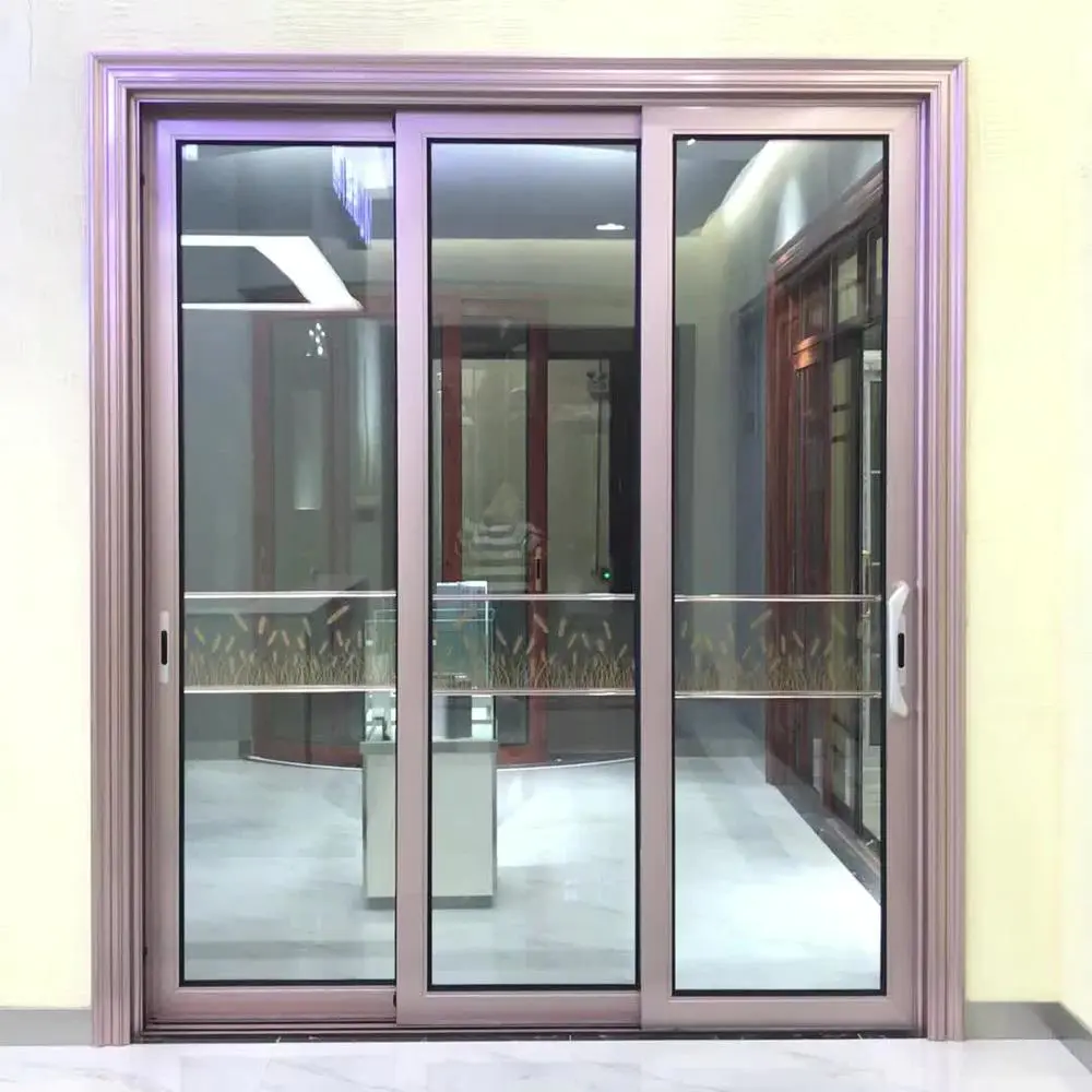 Thermal Broken Heat Prevention Sound Insulation Beautiful Appearance Aluminum Sliding Door
