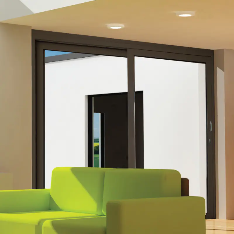 1800*2400mm Residential Aluminum Sliding Glass Door For Sales