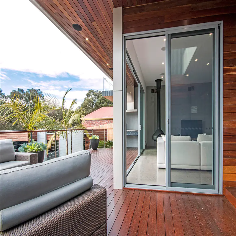 1800*2400mm Residential Aluminum Sliding Glass Door For Sales