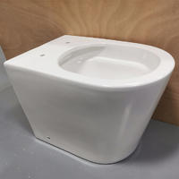 Bathroom supplies ceramic S-trap floor toilet bowl seats