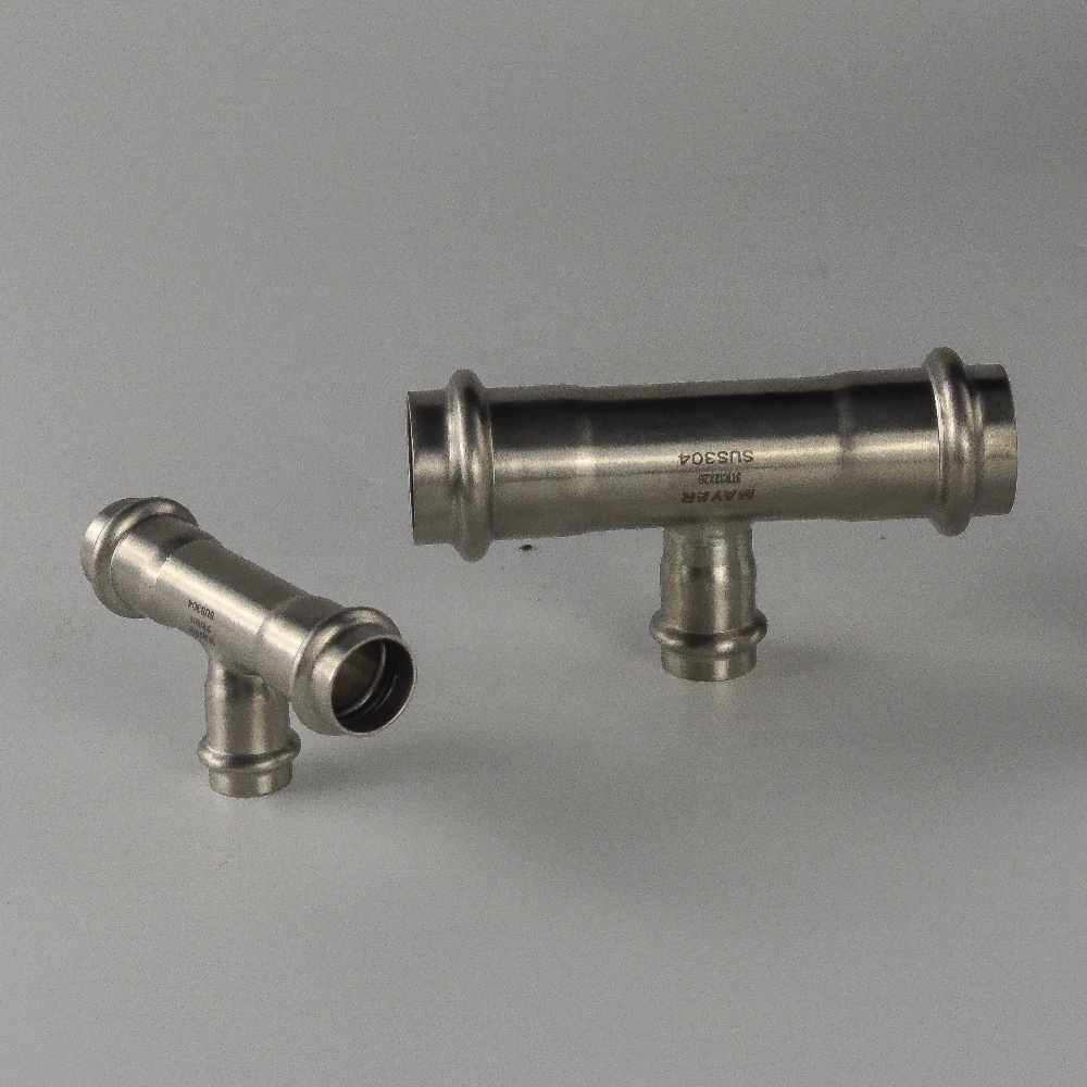 ss 304/316 stainless steel tee fittings factory direct sales quality guarantee price competitively