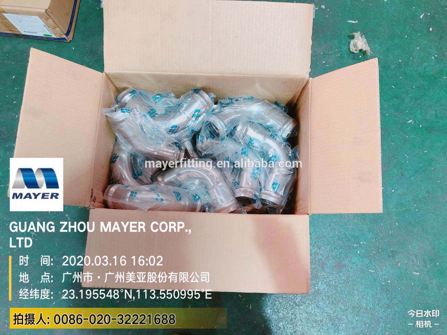 304 316L 1 inch 90 elbow stainless steel