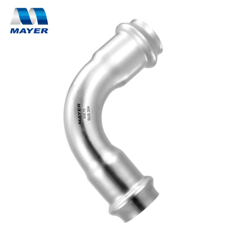 Factory price Elbow Pipe Fitting Stainless Press Fitting