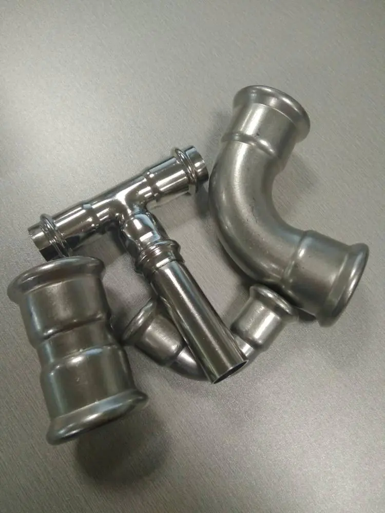 compression tees and elbows Stainless Press Fitting 316L