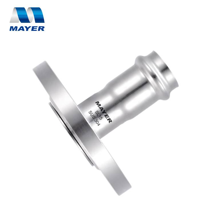 Stainless steel Flange Connector 304/316L with Press End PN16