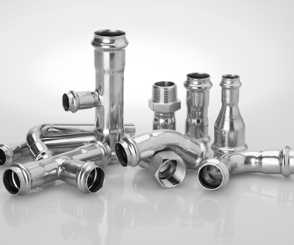 Stainless Press Coupling, Elbow, Tee, Hydraulic pipes and fittings