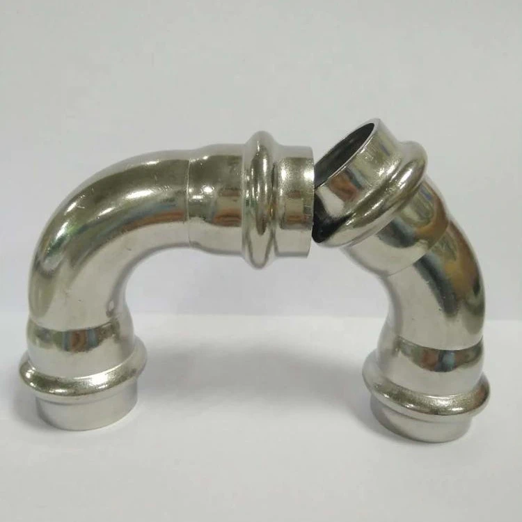 stainless steel 90 degree elbow press fitting 316L