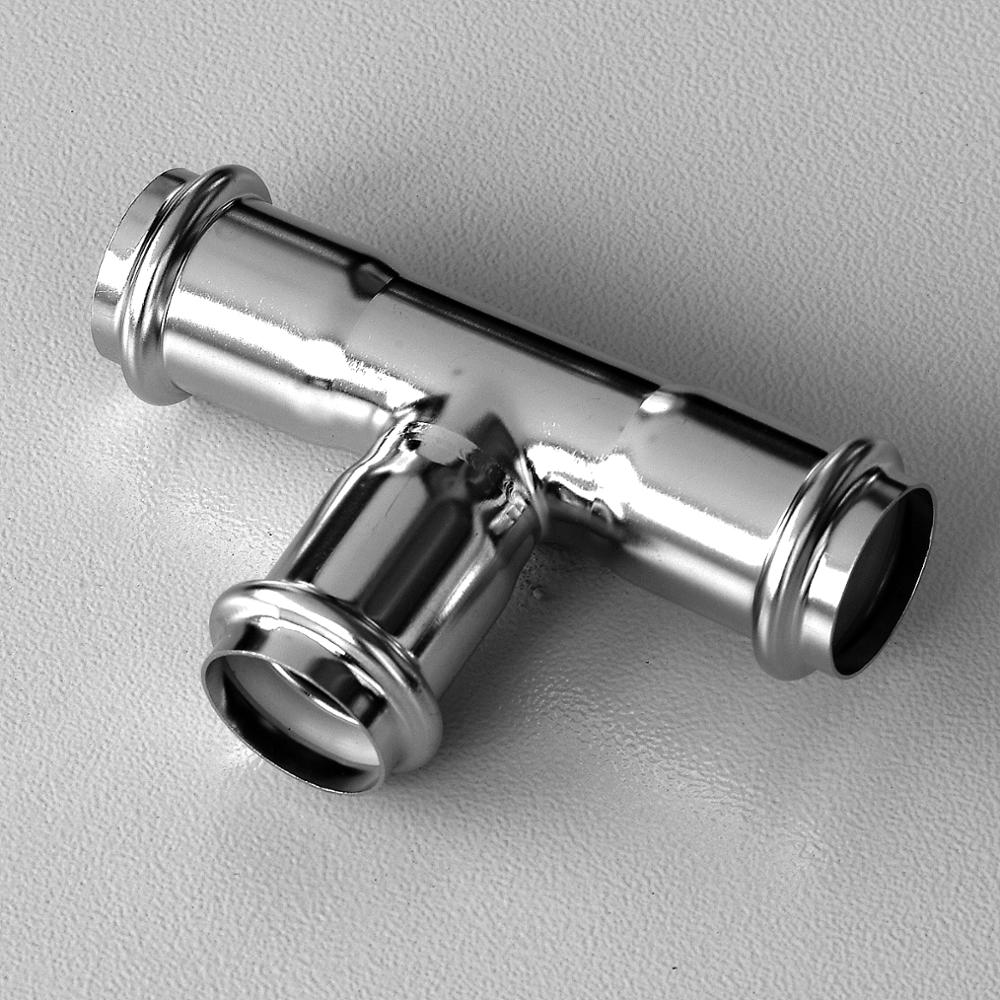 304/316L steel fitting tee or tee fitting application on heating system fire extinguish system