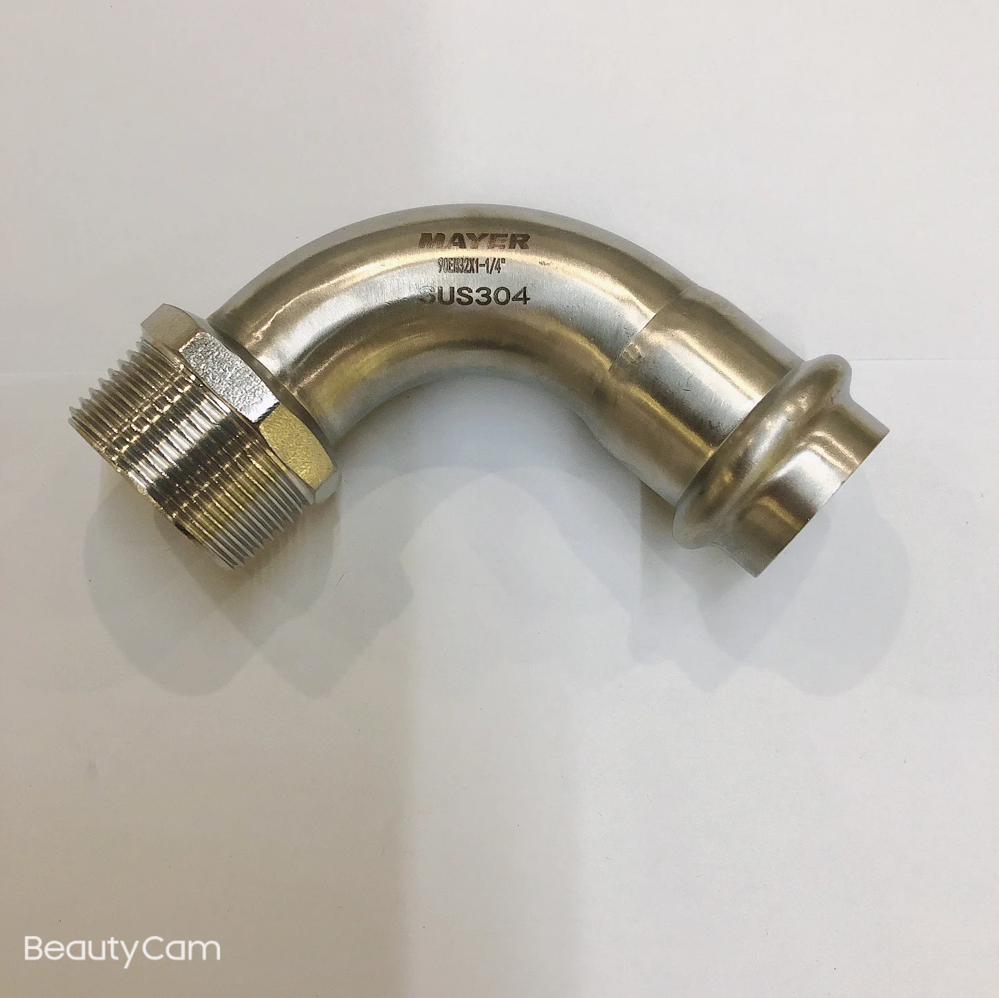stainless steel 90 degree elbow male thread fitting application on construction