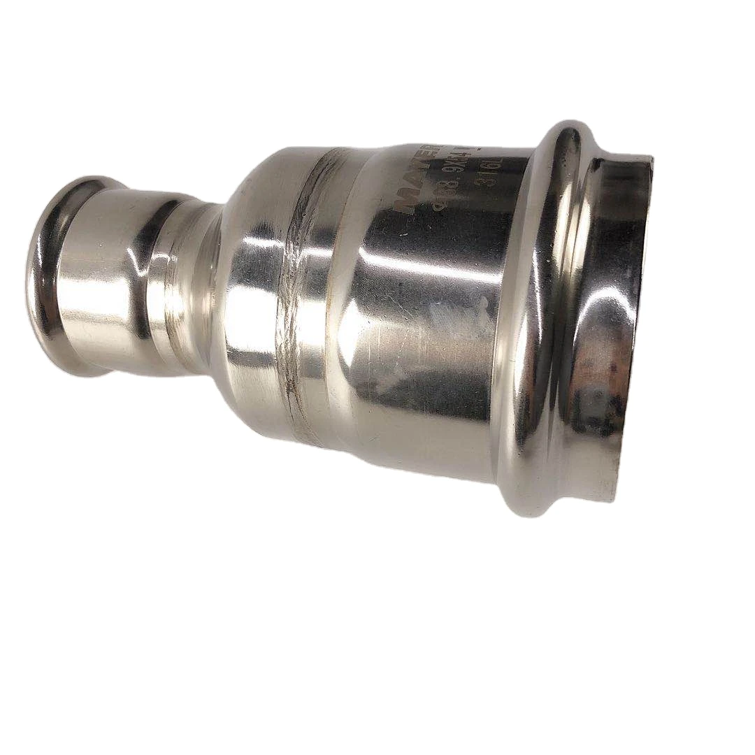 china hot sales high quality straight reducingcoupling stainless steel fitting use for hot cold water 304/316L