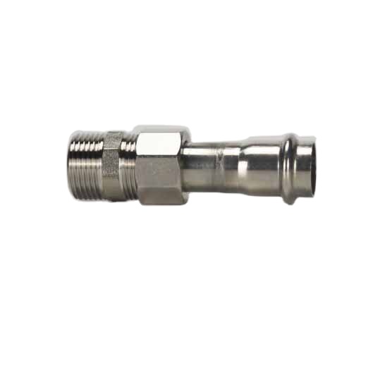 stainless steel union male thread fitting application on pipeline connection