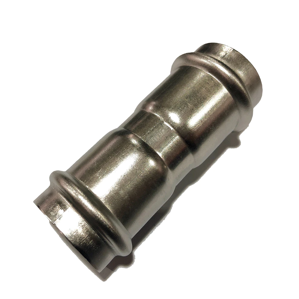 wholesale stainless steel press pipe fitting-equal couplings V profile adaptor