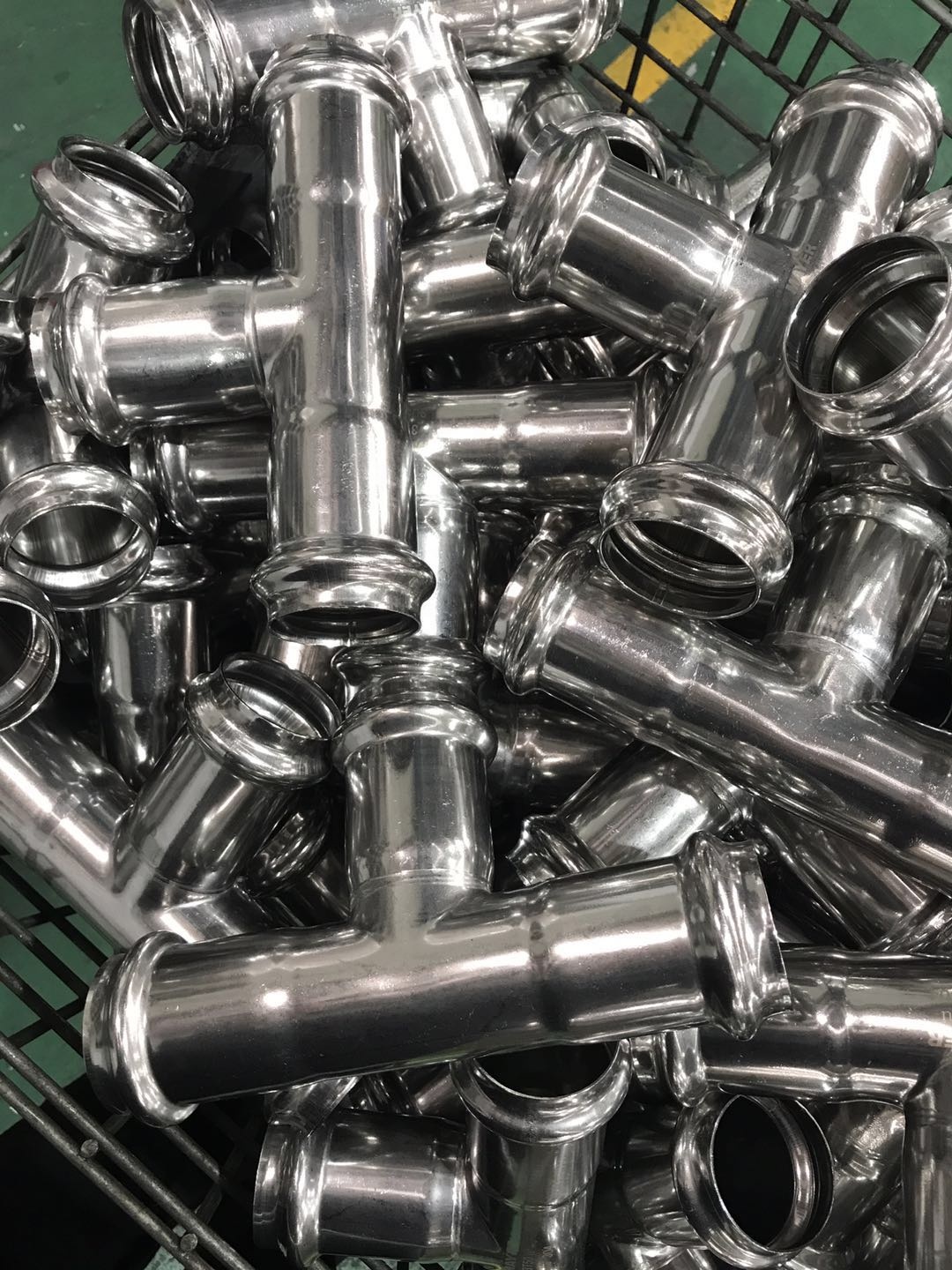 Stainless Plumbing Fitting Special Reducing Tee V Profile 304 or 316L