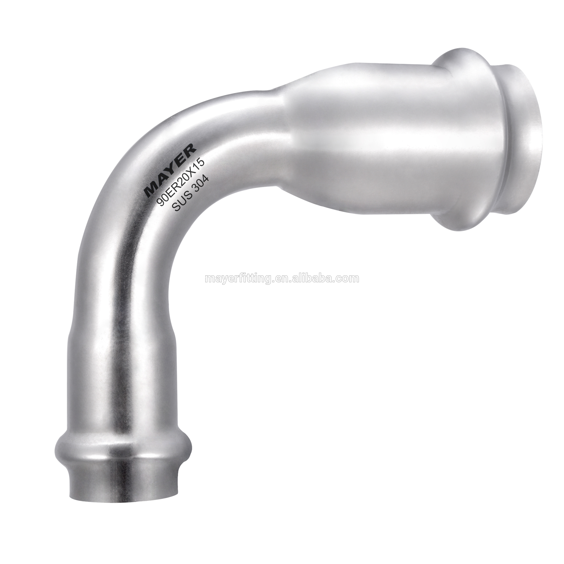 stainless steel 90 degree elbow fittings reducing adaptor