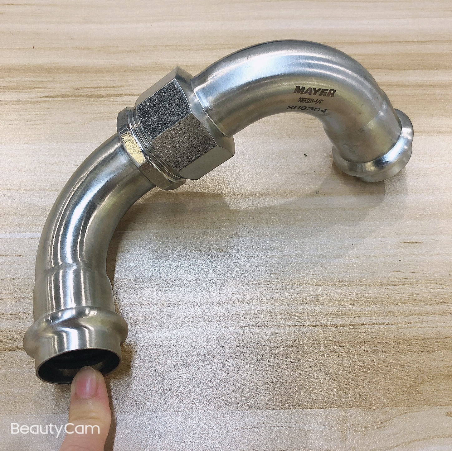 Factory direct sales stainless steel fitting 90 degree steel elbow male thread 304/316L