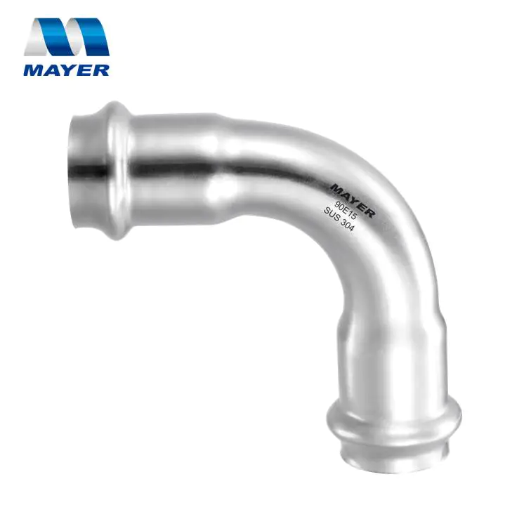 Factory price Elbow Pipe Fitting Stainless Press Fitting