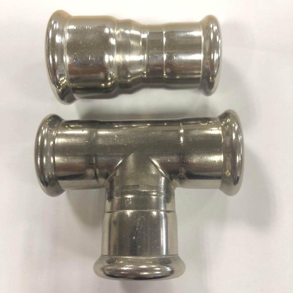 stainless steel press reducing coupling pipe fitting 304/316L