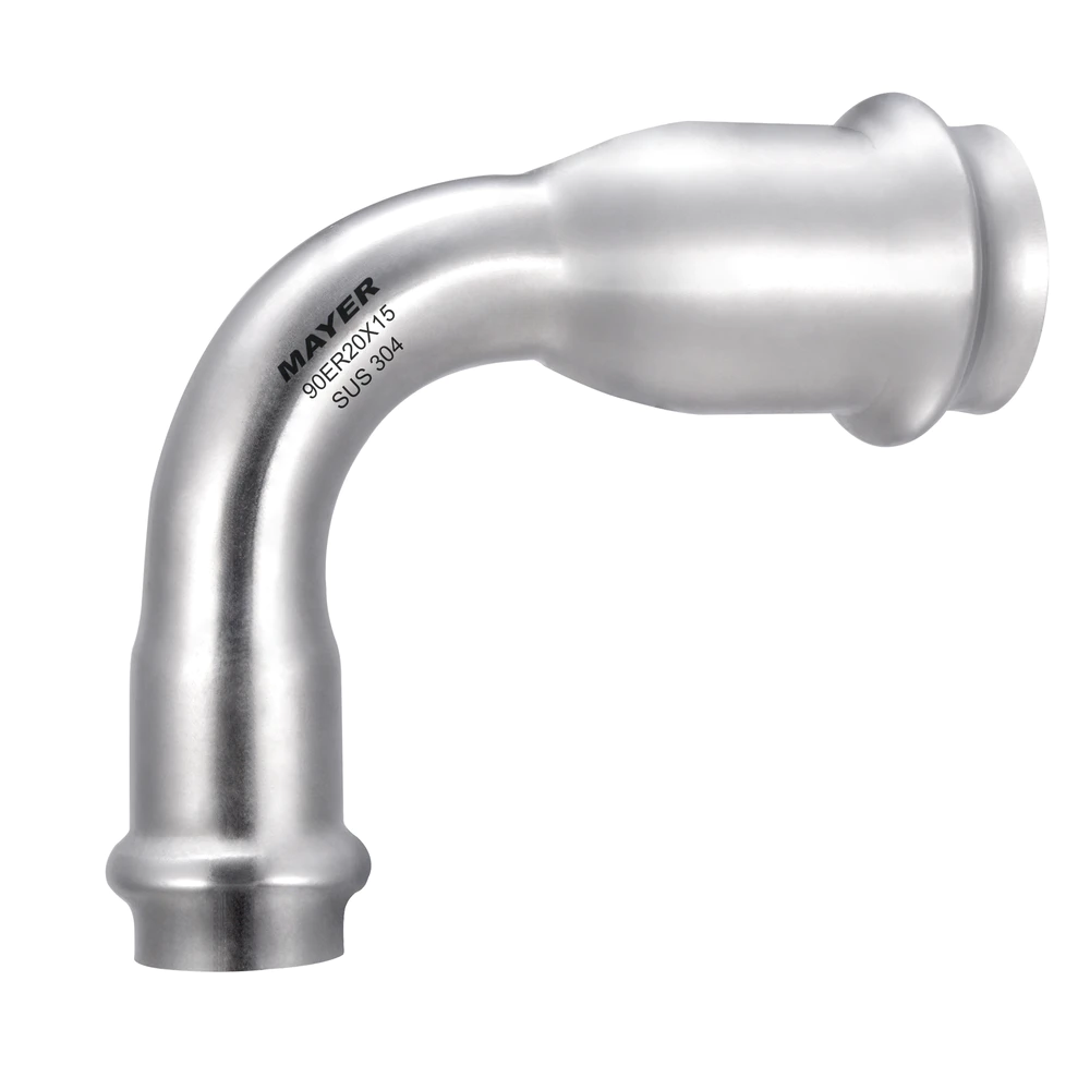 ss 304/316l 90 degree reducing elbow fitting for drinking water or plmbing material