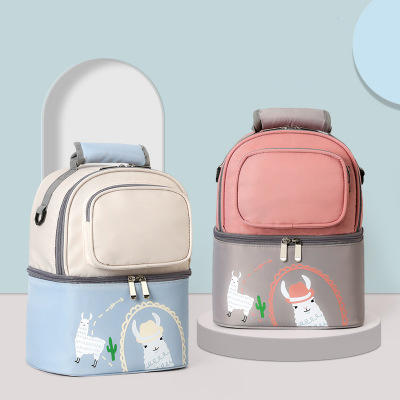 2020 New Product Customized Luxury Diaper Backpack Bed Baby Mom Bag